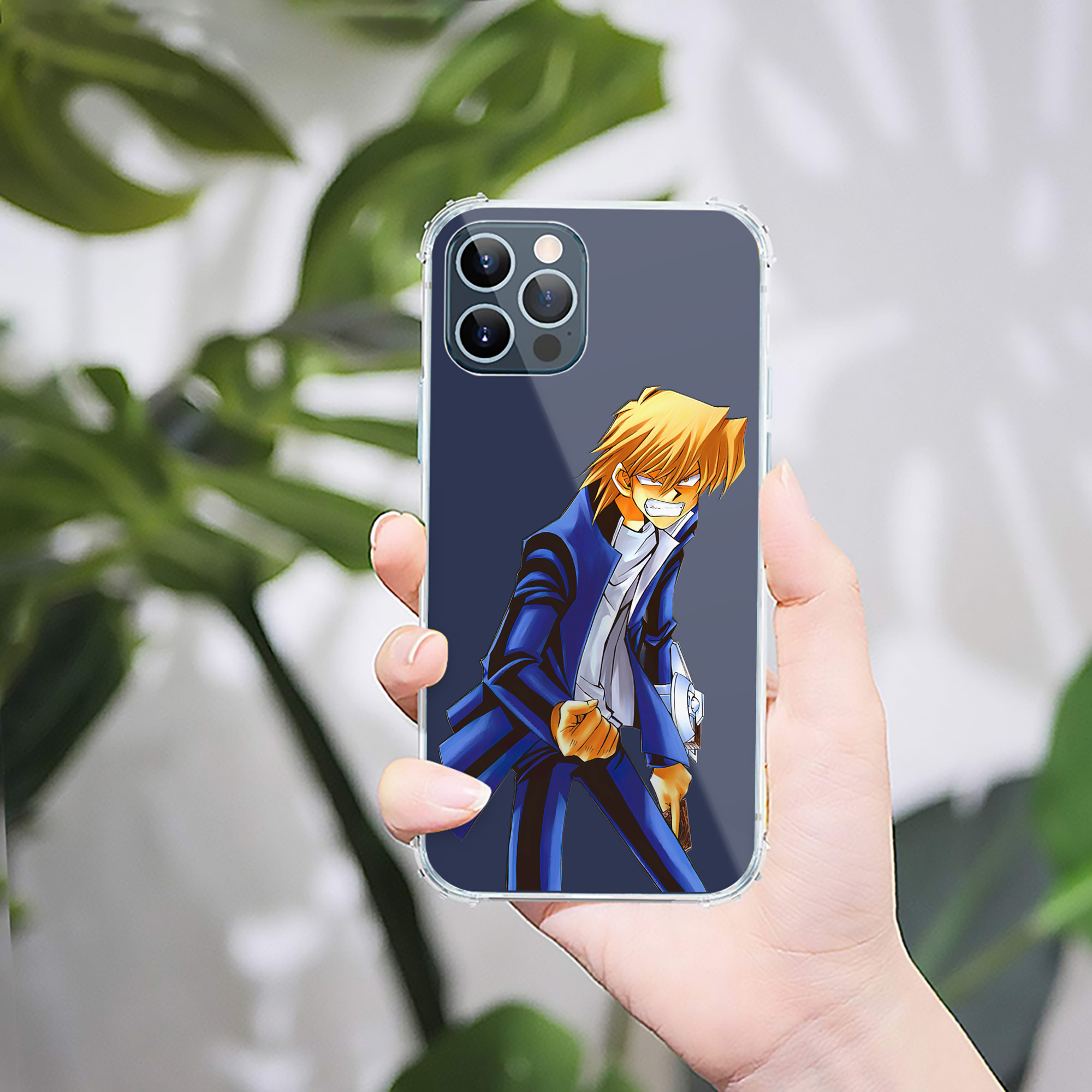 （画像用） 遊☆戯☆王 Yu-Gi-Oh! 【iPhone 12シリーズ対応】透明スマホケース（クリアソフトケース）